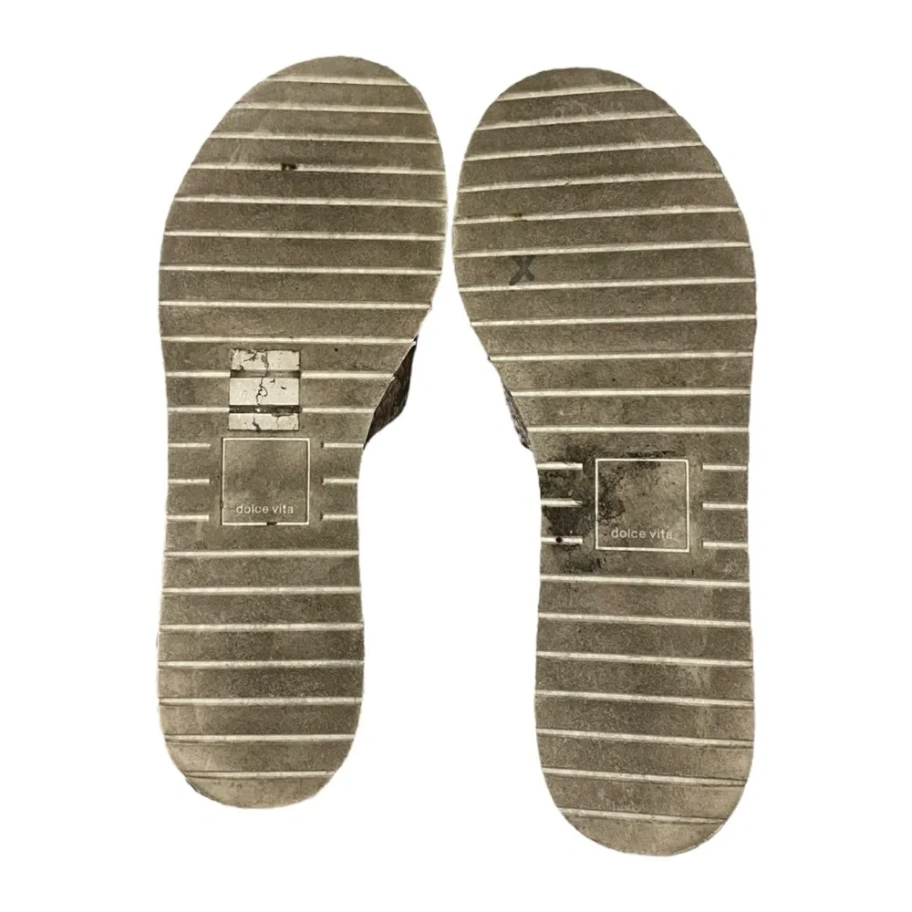 Dolce Vita Women’s‎ Size 8 Milo Wedge Sandals Snake Print Colorblock